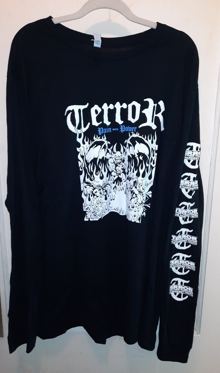 Official TERROR Pain Into Power Long Sleeve T Shirt 3XL LAHC Official TERROR Pain Into Power Long Sleeve T Shirt 3XL LAHC