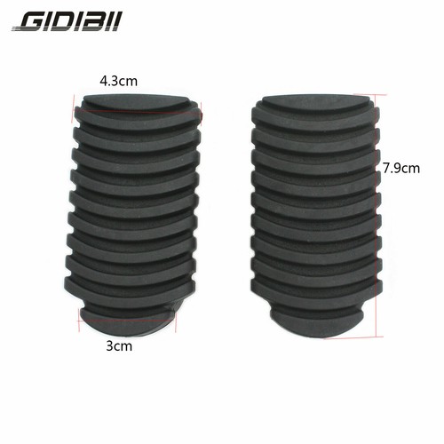Front Footrest Cover Foot Pegs Pad For BMW F650GS F700GS F800GS Rubber Black - Picture 2 of 10