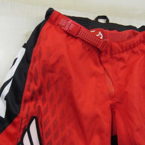 Fox Racing Pants Mens 30 Red Black 180 Honda Motocross MX DirtBike - Picture 7 of 21