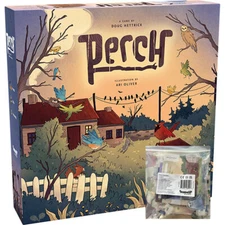 Perch Board Game + Kickstarter Goodies Upgrades Acrylics Cards - New & Sealed