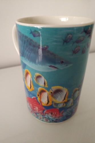 DUNOON STONEWARE MUG "Oceana" by Tim Knepp Made In Scotland - Picture 5 of 11