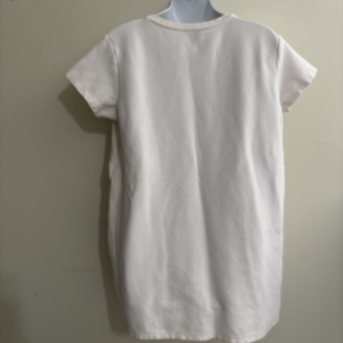 zara trafaluc L Short dress Beach Tshirt Style Sequin Badges Icecream Stretchy - Imagen 8 de 8