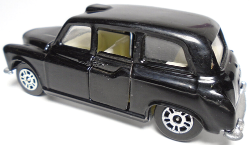 VINTAGE CORGI LONDON TAXI CAB BLACK 1:64 DIECAST 2 7/8" CAR WITH OPENING DOORS - Picture 3 of 6