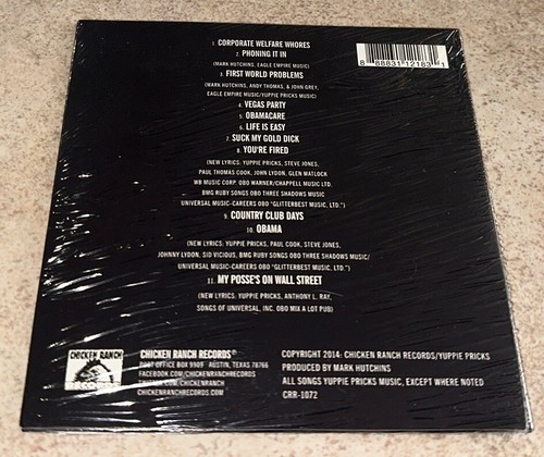 Yuppie Pricks - Appetite For Consumption CD Rare OOP NEW Sealed 2014 ATX - Picture 2 of 2