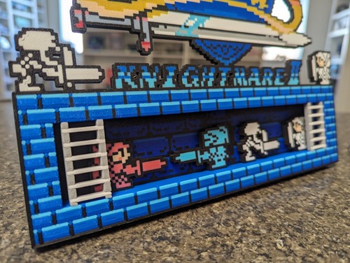 Pixel Memories MSX dioramas - Knightmare II - King's Valley II - Imagen 5 de 17