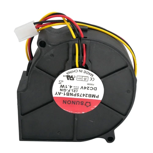 Große Luftvolumen-Hüllen leise Kühlgebläse PMB2475PNB1-AY 24 V 4,1 W 75 *75*30mm
