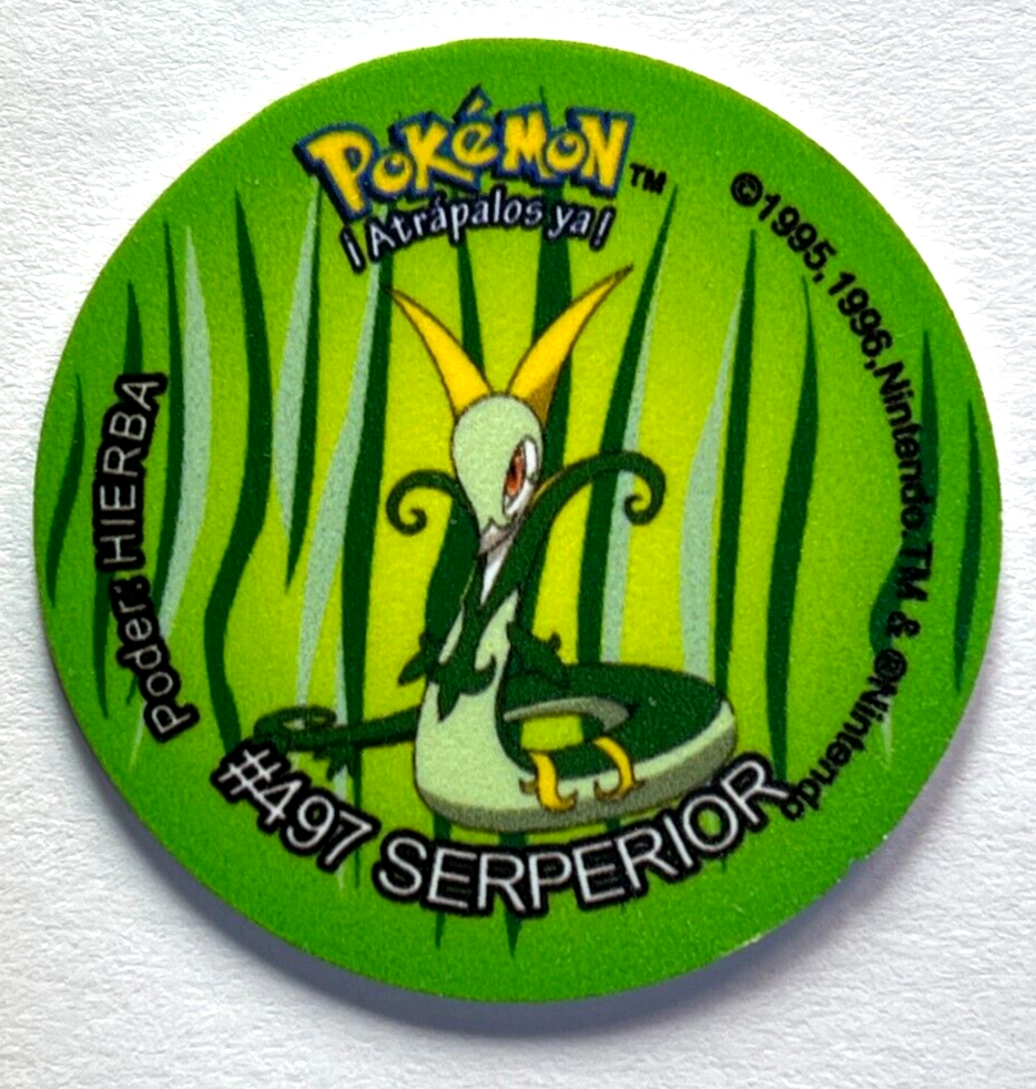 2024 TAZO POKEMON UNOVA Black & White #110 SERPERIOR Peru Pogs Flips Taps