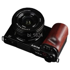 Solid Wood Shake Handle Part For Sony ZVE10 Grip Camera Replacement with 3M Tape