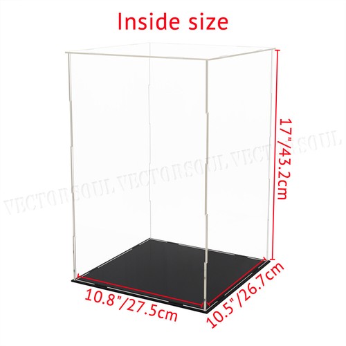 Large Acrylic Display Case Dustproof Box Action Figures for Collectibles Diecast - Picture 25 of 26