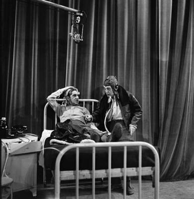 Comedy act Smith Dale perform a skit on Toast Town show hosted- 1952 Old Photo