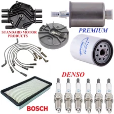 Tune Up Kit Filters Cap Spark Plugs For CHEVROLET S10 V6 4.3L; 4WD 2000-2004