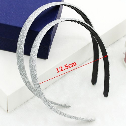 2Pcs Fashion Women Lady Girls Plastic Glitter Headband Hair Band Hoop Party Gift - Picture 5 of 18
