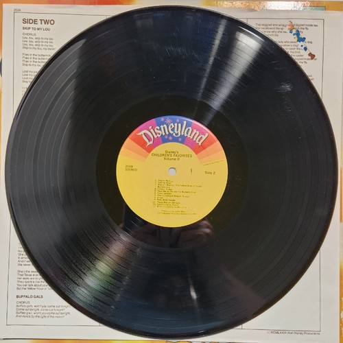 Vintage 1979 Disneyland Records Children's Favorites Volume 2 LP - Foto 4 di 6