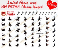 61pcs Alice in Wonderland CLEAR VINYL Peel and Stick Decals/Stickers CV-AW1-61