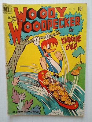 Dell Four Color #288 Woody Woodpecker Golden Age 1950 Comic Book Walter Lantz