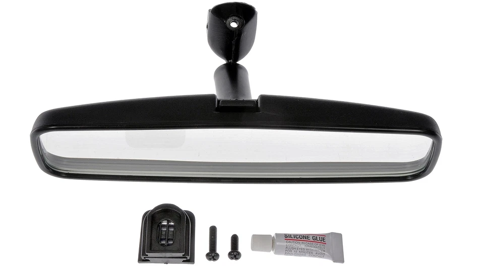 Dorman Universal Interior Rear View Mirror Replacement 10 Inch Wide 3.5" Width - Image 2 of 4