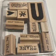 Stampin Up! Two-Step Stampin All About U Rubber Stamp Set