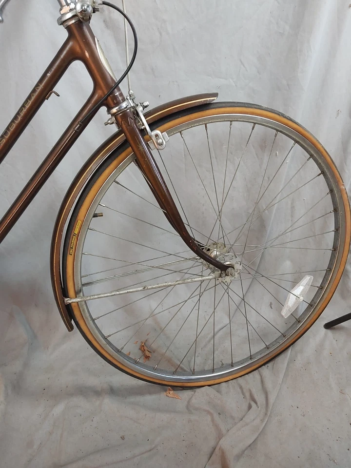Bicicleta de crucero Schwinn Suburban 1977 vintage 53 cm pequeña 10 velocidades acero remitente de EE. UU. Foto 3 de 4