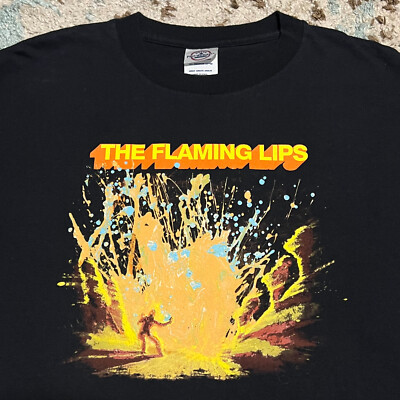 flaming lips Tシャツ　XL 2024 Flaming Lips Shirt XL Peace Punk Rock Forever Official