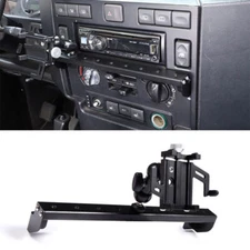 Black MultiFunction Alloy Phone Holder Bracket For Land Rover Defender 2011-2016