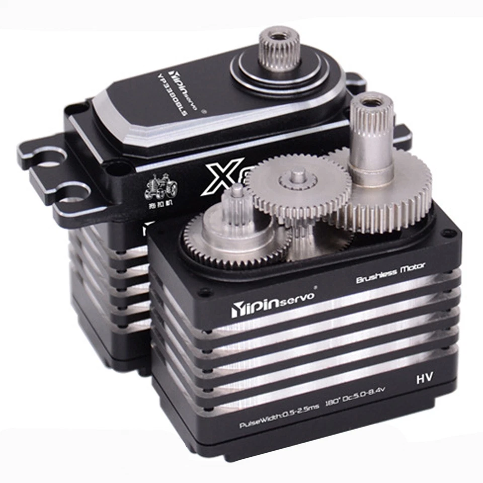 180° 80kg Metal Gear Waterproof Brushless Servo For RC 1/8 Crawler RC Car USA - Image 2 of 4