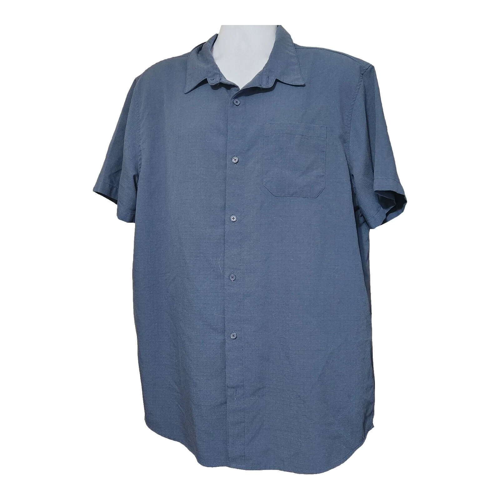 Hang Ten Solid Casual Button-Down Shirts for Men