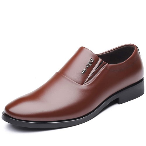 Men's Leather Shoes Business Formal Wear and Casual Dress Shoes Adult Low Upper - Picture 14 of 20