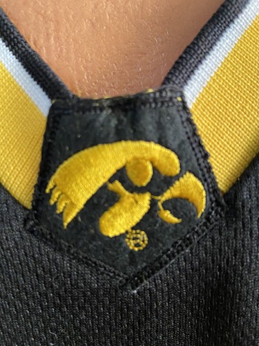 Iowa Hawkeyes NCAA Colosseum Authentic Men's Jersey #30 Black Large - Picture 2 of 3