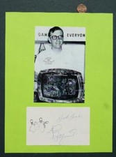 Jim Stefanich Professional Bowler Hand Signed Autographed 3X5 Card Photo Set Mat