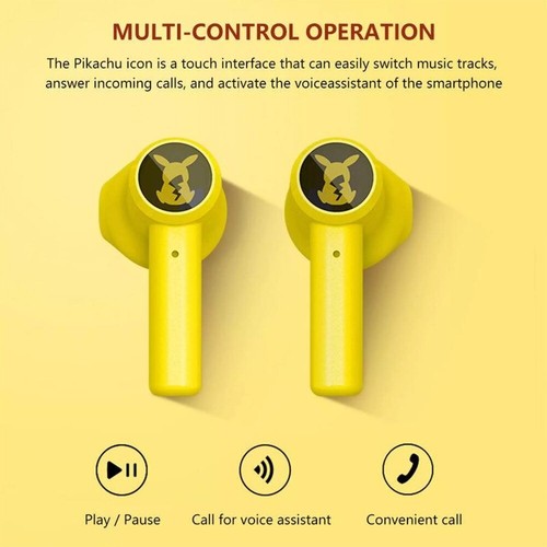Razer X Pokemon Pikachu Bluetooth Headset-Limited Edition Wireless Earbuds Boxed - Zdjęcie 5 z 6