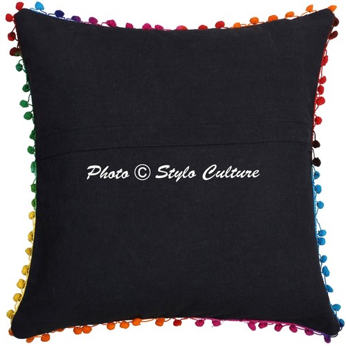 Decorative Home Decor 42 x 42 cm Boho Cushion Cover Suzani Sujani Pillow Case - Picture 2 of 6