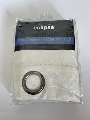 Nuovissima tenda Eclipse Duotech avorio con tappo e oscurante totale - Foto 1 di 2