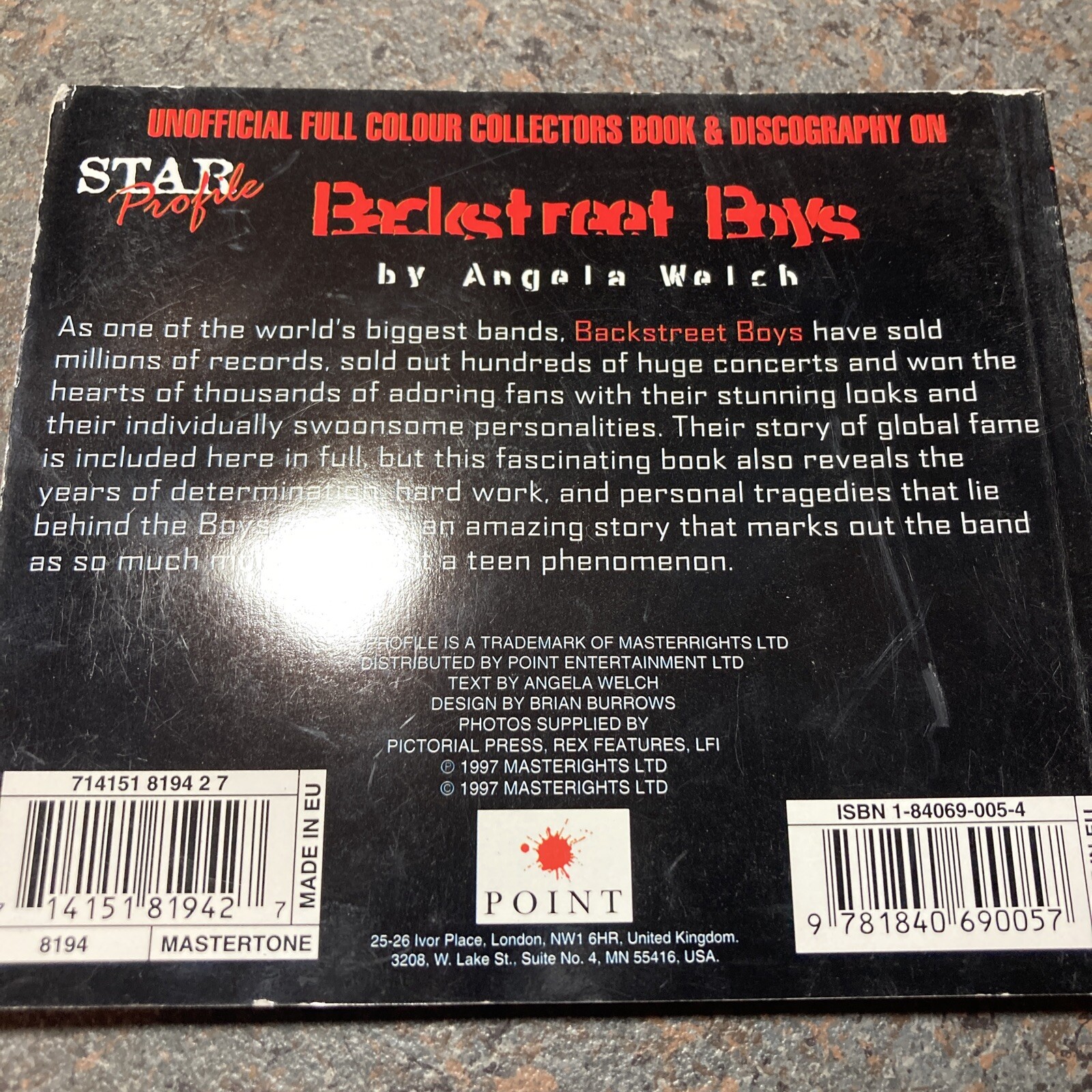 BACKSTREET BOYS Platinum Edition Panini Full Photocards Official Album box lot - Picture 11 of 17