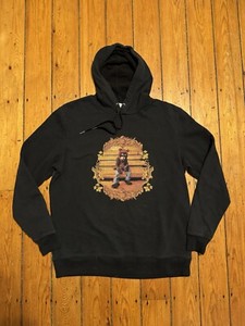 Sweat à Capuche Vintage Kanye West "The College Dropout" - Taille L, Navy, Année 2004 Y2K - Occasion Très Bon État