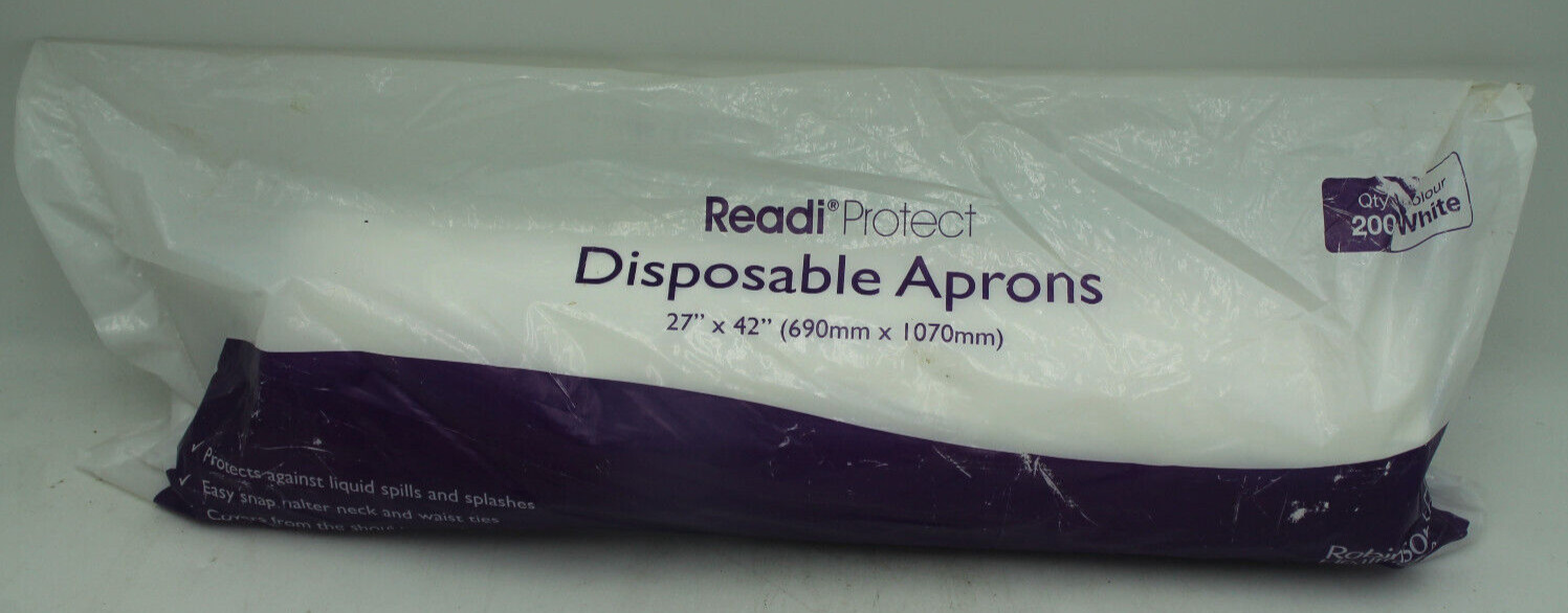 Robinson Healthcare Readi Protect 8324 Disposable Aprons White Roll 200 - New