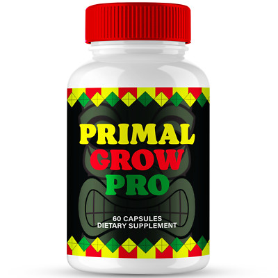 Primal Grow Pro Men Pills, PrimalGrowPro Advanced Formula Male Support 60ct