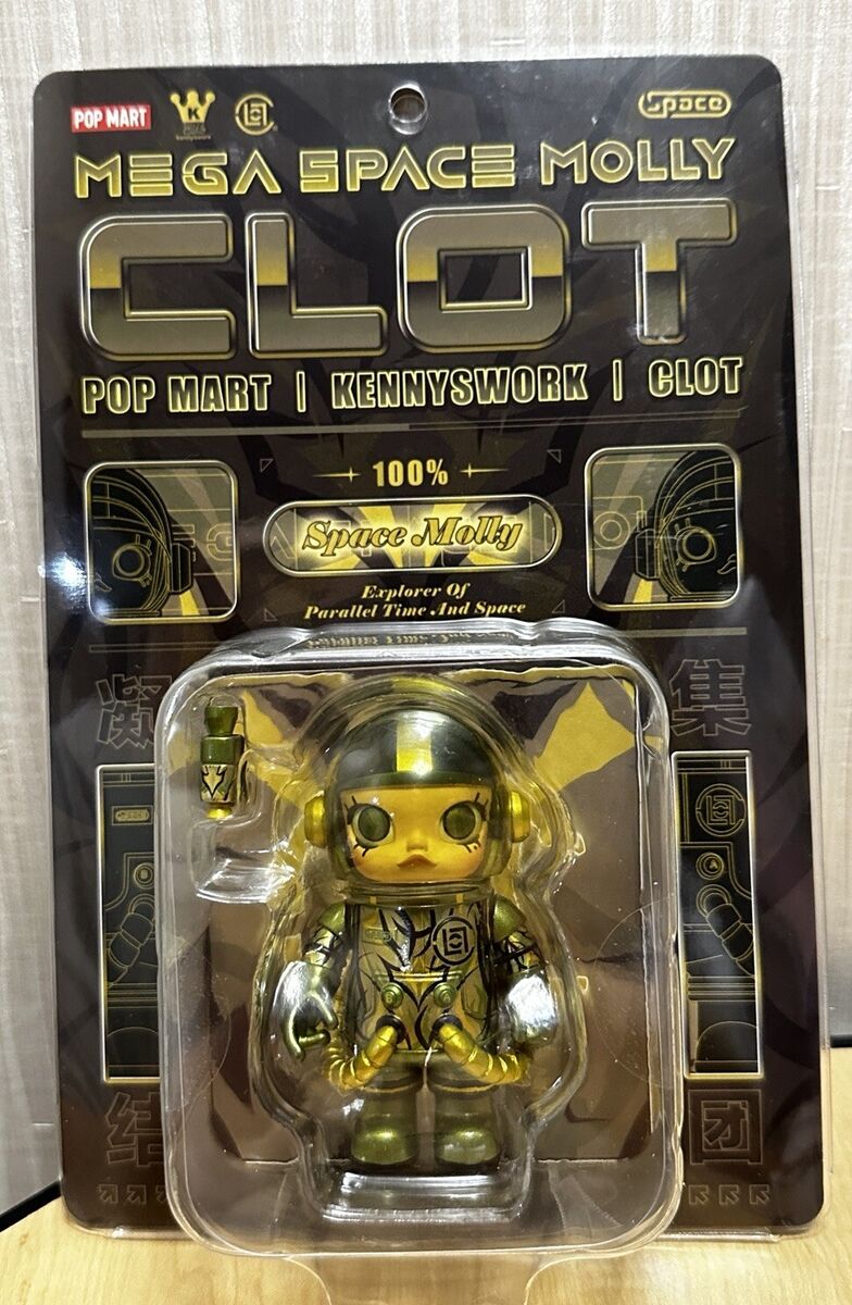 (100% Authentic) Pop Mart X Clot 100% Mega Space Molly - Olive /Green Alienegra (100% Authentic) Pop Mart X Clot 100% Mega Space Molly - Olive /Green Alienegra