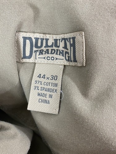 Duluth Trading Flex Fire Hose Relaxed Fit Cargo Pant Size 44x30 Khaki #1 - Picture 8 of 12
