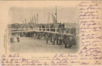 CPA LE CROTOY Ankunft der Gezeiten (25196)