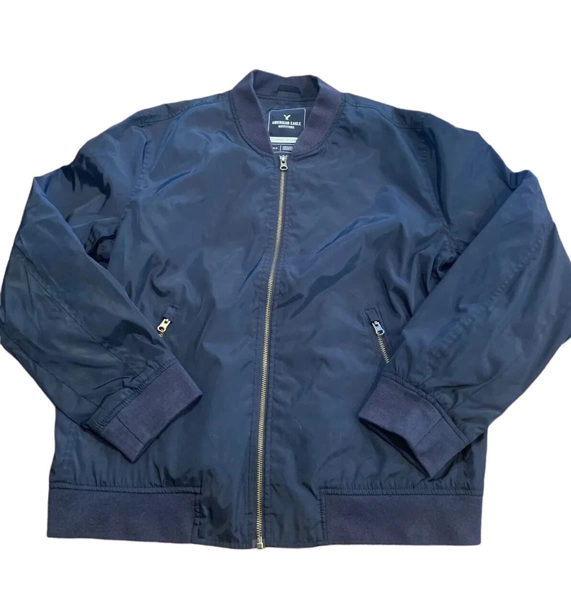 American Eagle Navy Blue Jacket Size Large | eBay