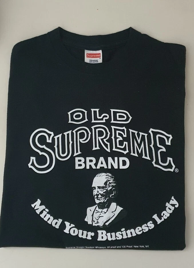 T shirt noir SS11 Supreme Mind Your Business M vintage 2011 ancien très rare 
