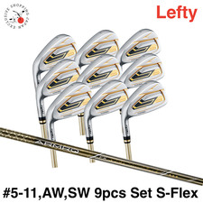 HONMA Beres 09 Set di ferri da stiro Lefty #5-11,AW,SW 9 pezzi ARMRQ FX 3S 3Star S-Flex 2024 MTO 