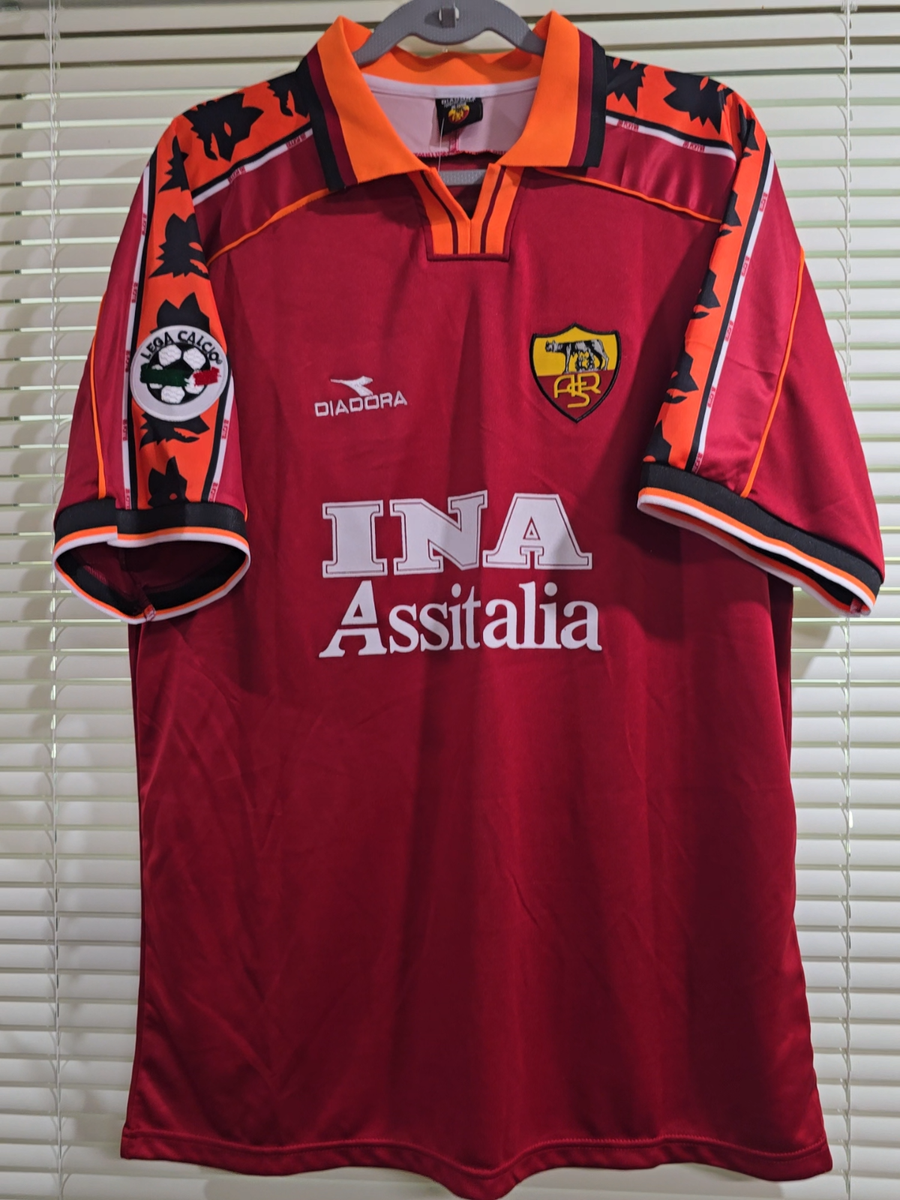 Roma ユニホーム Retro Roma 98/99 Home Jersey レトロ ローマ 98/99 ホーム