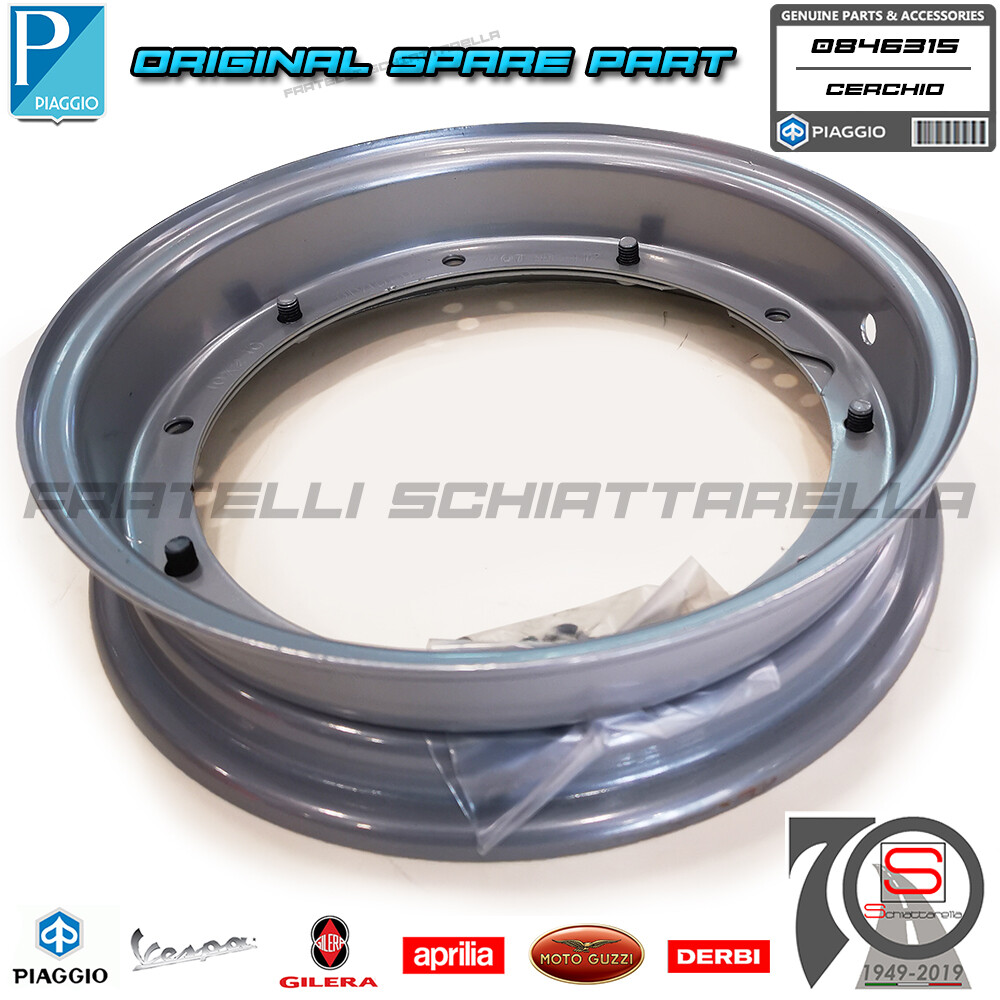 Cerchio Originale Piaggio 0846315 - Per Vespa PK, PX, Special, 10 Pollici - Foto 2