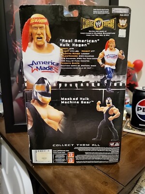 WWE Jakks Classic Superstars Hulk Hogan figure Wrestlemania Ticket