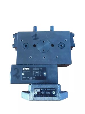 Parker SD500A06V8 H06SDV2 SPD22B910 Viton Hydraulikventil GEBRAUCHT SD500A06V