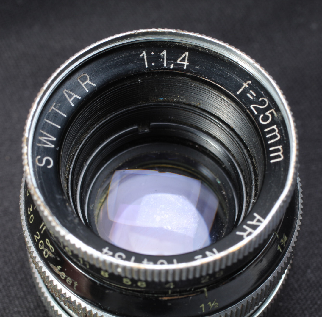 Cマウント★Kern Paillard switar AR C 25mm 1.4 M42 MOUNT SPIRAL: Kern-Paillard SWITAR RX 25mm F1.4(c-mount)