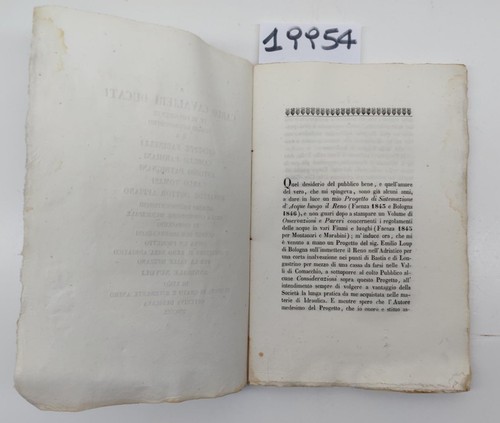 Risposta di Annibale Nuvoli di Lugo al progetto del signor Emilio Loup 1854 - Imagen 5 de 8