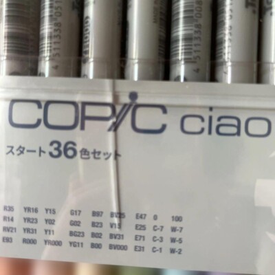 COPIC 36colors⭐︎中古 Copic Ciao 36 colors set New Made in Japan Multicolor
