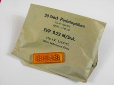 DDR Fahrrad Klappfahrrad Tourenrad Pedalen Refletoren 1 Stück  NOS